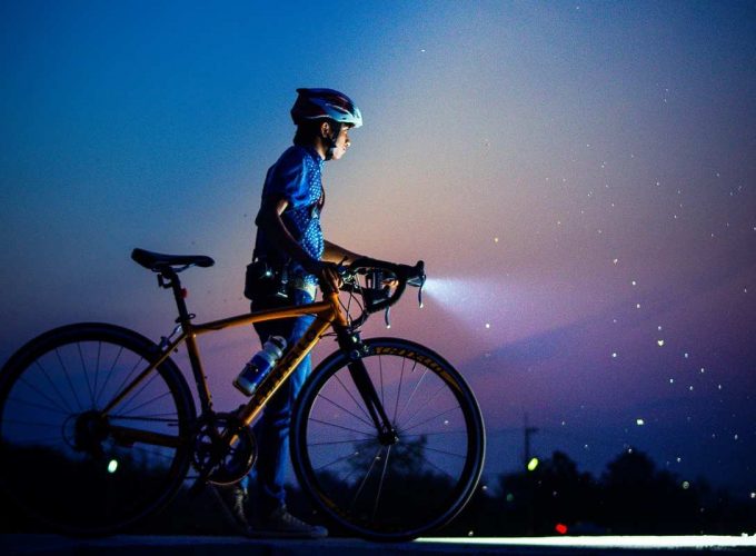 cycling at night